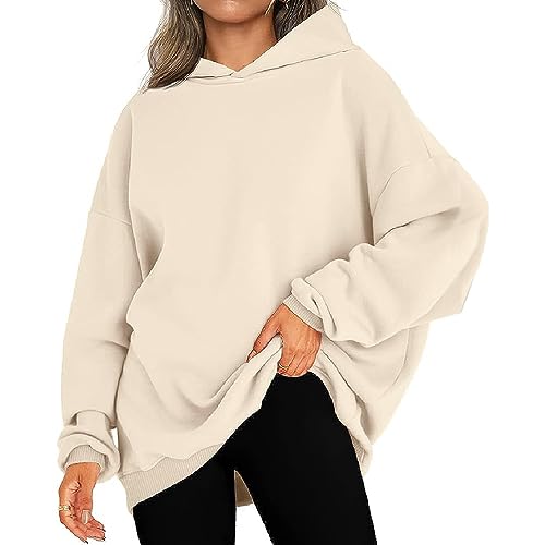 Coloody Kapuzenpullover Damen Oversized Hoodies Sweatshirts Langarm Pullover Herbst Winter Sweatshirt Oberteil Pulli von Coloody