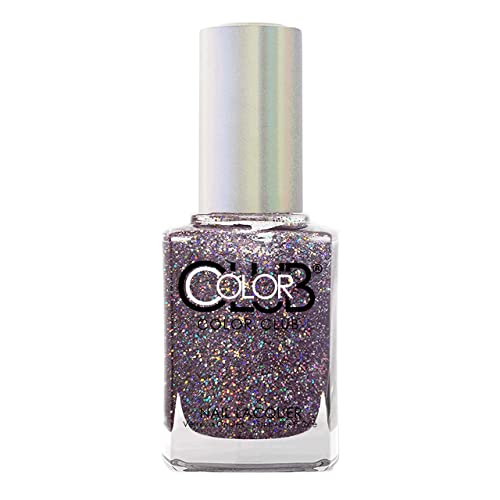 Color Club Holografischer Nagellack Shattered Purple Nail Polish Glitter Long Lasting 15ml von Color Club