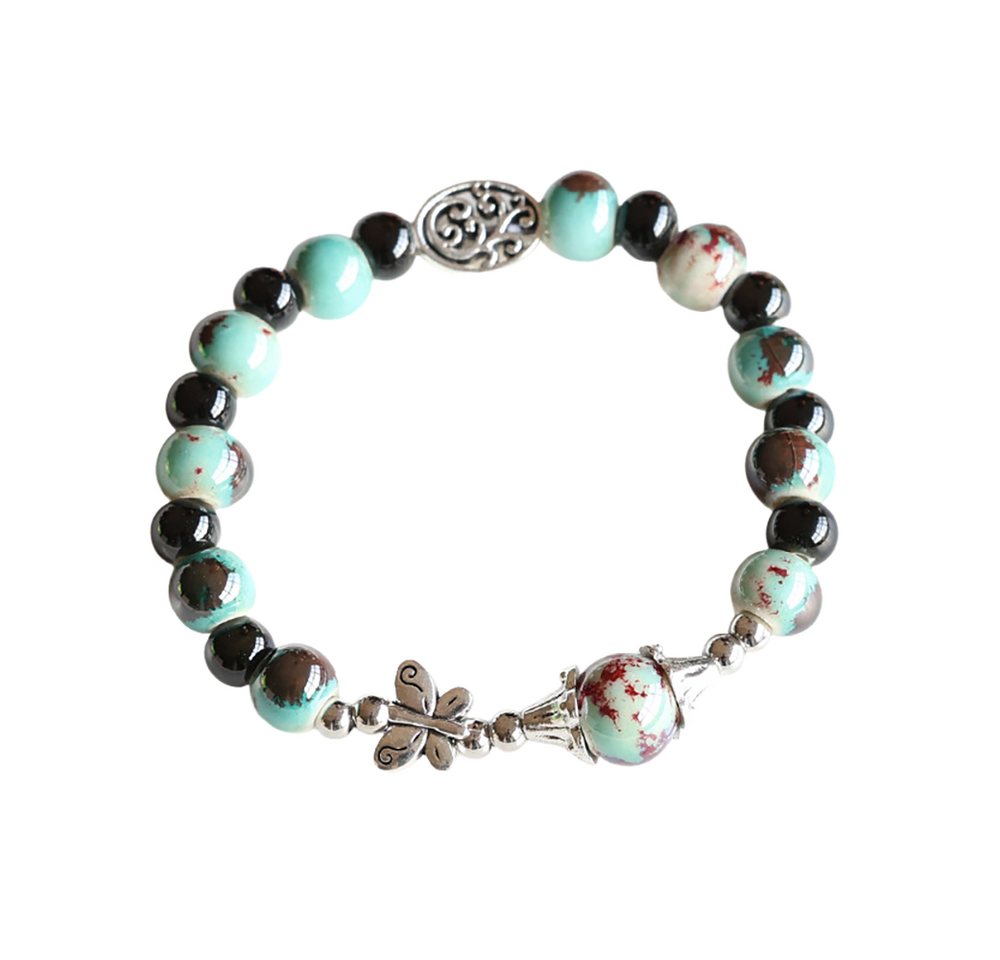 Color Design Armband Handgemachtes Porzellan Armband mit Schmetterling Charm von Color Design