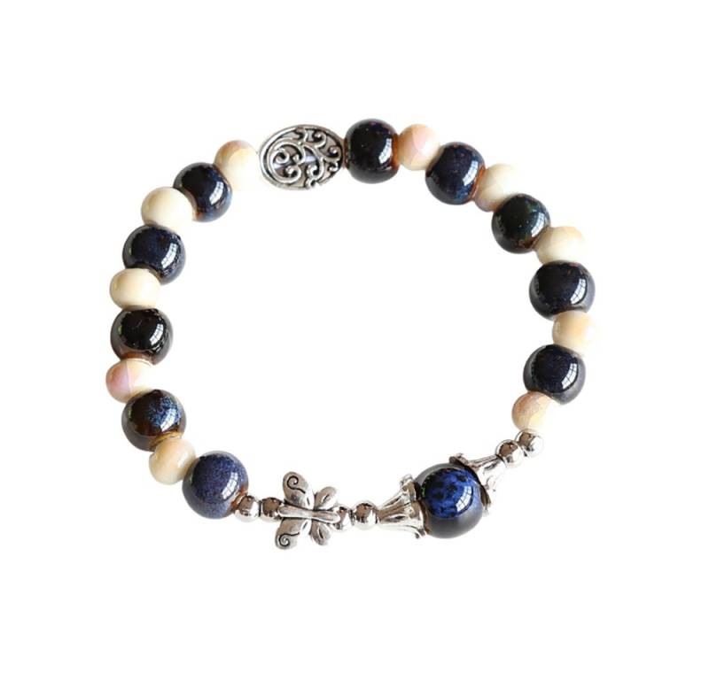 Color Design Armband Handgemachtes Porzellan Armband mit Schmetterling Charm von Color Design