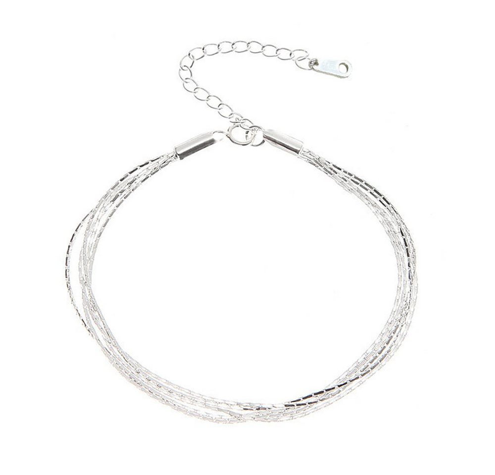 Color Design Silberarmband Armband aus 925 Silber CD-SMK-40, Armkette Länge verstellbar inkl. Geschenkbeutel von Color Design