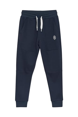 Color Kids COSweat Kinder Unisex Hose Jogginghose Pants mit Kordelzug Eingrifftaschen Regular fit, Farbe:Total Eclipse (7850), Größe:128 von Color Kids