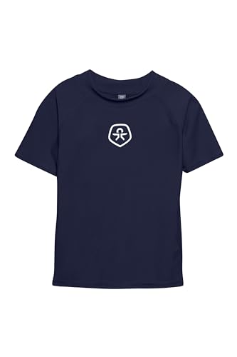 Color Kids COT-Shirt Kinder Unisex T-Shirt mit UV-Schutz UV-Shirt Rundhals elastisch Regular fit, Farbe:Dress Blues (772), Größe:110 von Color Kids