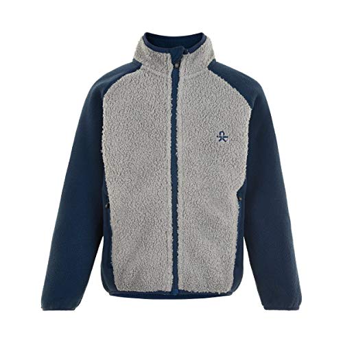 Color Kids Kids Fleece Jacket Blau-Grau, Freizeitjacke, Größe 122 - Farbe Dress Blues von Color Kids