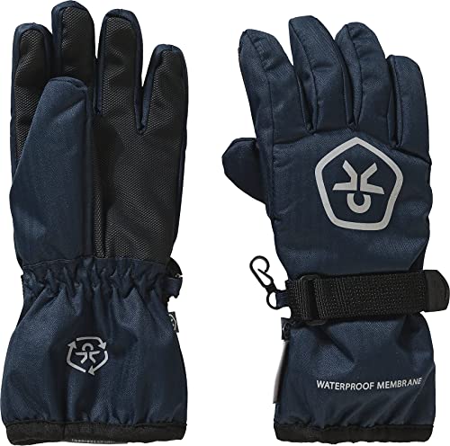 Color Kids Kinder Handsker - Vandtæt Genbrugt Cold Weather Gloves, Marine White, 2022-04-06 00:00:00 EU von Color Kids