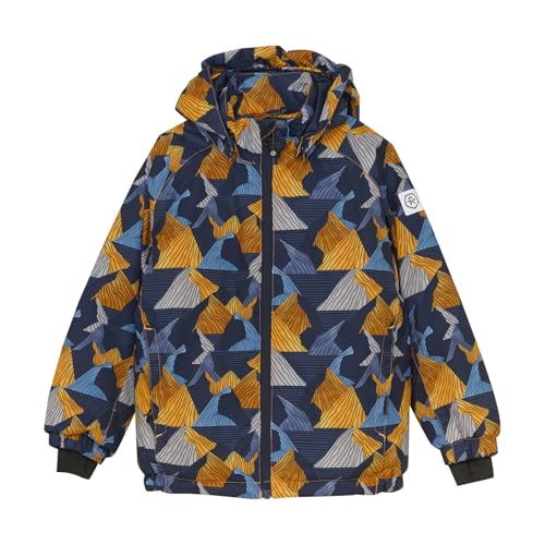 Color Kids Skijacke AOP Orange Pop 152 von Color Kids