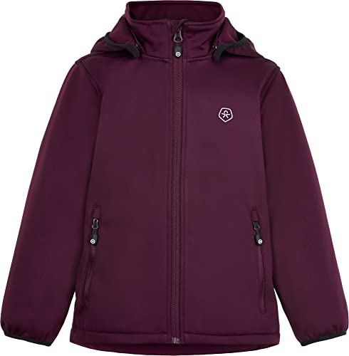 Color Kids Unisex Kinder Softshell With Fleece, Af 8,000 Shell Jacke, Potent Purple, 98 EU von Color Kids