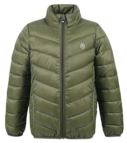 Color Kids Unisex Kids Packable Quilted Jacket, Dark Olive, 104 von Color Kids