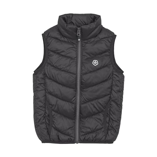 Color Kids Unisex Kids Vest Quilted Jacket, Darkgray, 128 von Color Kids