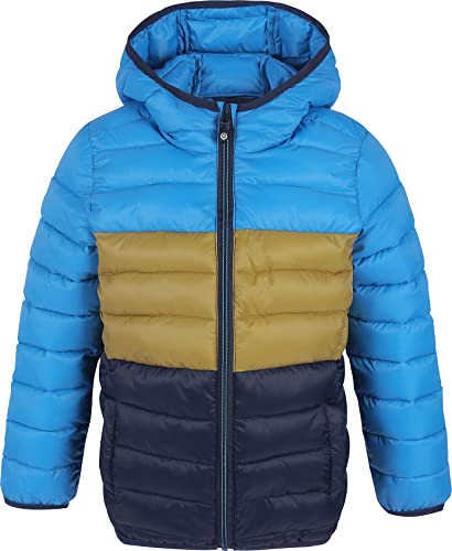 Color Kids Unisex Kids with Hood, Quilted Jacket, Blue, 122 von Color Kids