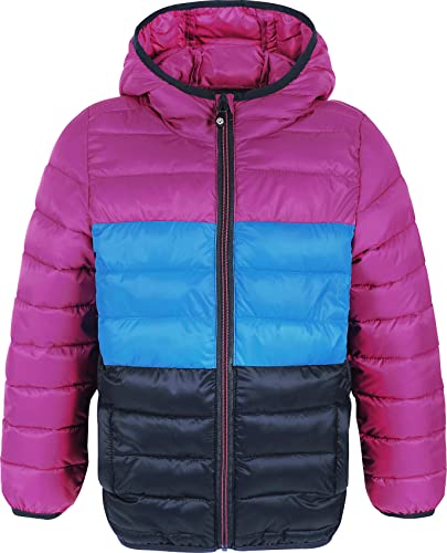 Color Kids Unisex Kids with Hood, Quilted Jacket, Festival Fuchsia, 98 von Color Kids