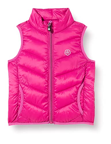 Color Kids Unisex Waistcoat Quilted, Packable Übergangsjacke, Festival Fuchsia, 140 von Color Kids