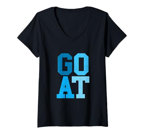 Damen Blue Of All Time Y'all! Blaue Grafik T-Shirt mit V-Ausschnitt Damen Blue Of All Time Y'all! Blaue Grafik T-Shirt mit V-Ausschnitt von Color Match Blue Graphic Tee