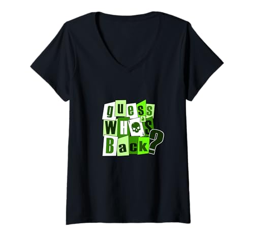 Damen Green You Thought That I was Finished? Grüne Grafik T-Shirt mit V-Ausschnitt von Color Match Green Graphic Tee