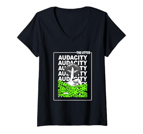 Damen Grün Halt den Mund, wenn du mit Mir sprichst Grüne Grafik T-Shirt mit V-Ausschnitt Damen Grün Halt den Mund, wenn du mit Mir sprichst Grüne Grafik T-Shirt mit V-Ausschnitt von Color Match Green Graphic Tee