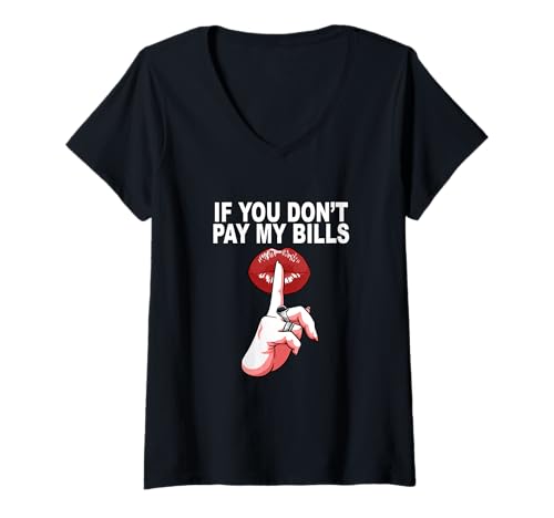 Damen Kastanienbraun, Rot, Burgunderrot, Shush... Kastanienbraun, Rot, Burgunderrot T-Shirt mit V-Ausschnitt Damen Kastanienbraun, Rot, Burgunderrot, Shush... Kastanienbraun, Rot, Burgunderrot T-Shirt mit V-Ausschnitt von Color Match Maroon Red Burgundy Graphic Tee