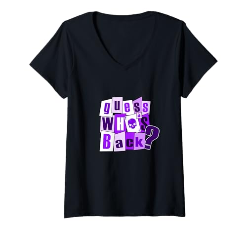 Damen Lila You Thought That I was Finished? Lila Grafik T-Shirt mit V-Ausschnitt Damen Lila You Thought That I was Finished? Lila Grafik T-Shirt mit V-Ausschnitt von Color Match Purple Graphic Tee