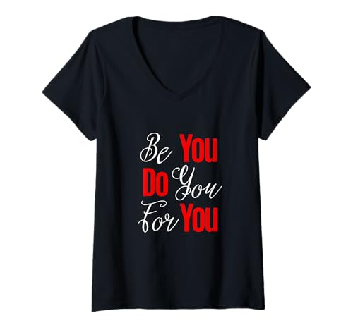 Damen Rote All-You-Grafik in Rot T-Shirt mit V-Ausschnitt Damen Rote All-You-Grafik in Rot T-Shirt mit V-Ausschnitt von Color Match Red Graphic Tee