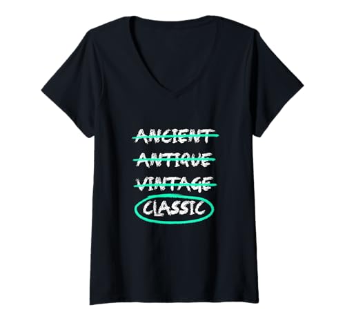 Damen Turquoise I Prefer Classic Turquoise Graphic T-Shirt mit V-Ausschnitt von Color Match Turquoise Graphic Tee