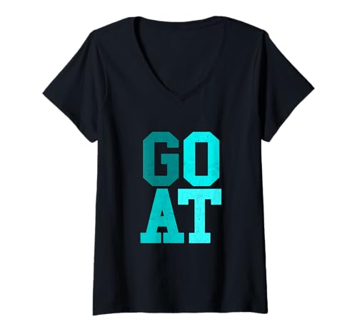 Damen Turquoise Of All Time Y'all! Türkis-Grafik T-Shirt mit V-Ausschnitt Damen Turquoise Of All Time Y'all! Türkis-Grafik T-Shirt mit V-Ausschnitt von Color Match Turquoise Graphic Tee