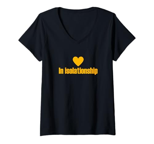 Damen University Varsity-Gold In Isolationship University Gelb T-Shirt mit V-Ausschnitt Damen University Varsity-Gold In Isolationship University Gelb T-Shirt mit V-Ausschnitt von Color Match University Varsity-Gold Graphic Tee