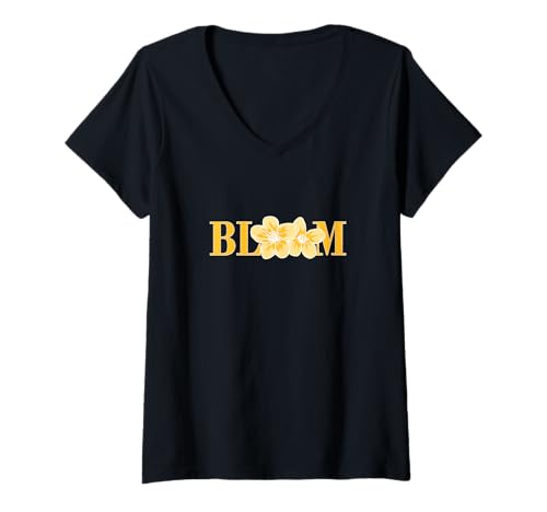 Damen University Varsity-Gold Wo du bist T-Shirt mit V-Ausschnitt Damen University Varsity-Gold Wo du bist T-Shirt mit V-Ausschnitt von Color Match University Varsity-Gold Graphic Tee