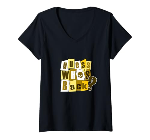 Damen University Varsity-Gold You Thought That I was Finished? T-Shirt mit V-Ausschnitt Damen University Varsity-Gold You Thought That I was Finished? T-Shirt mit V-Ausschnitt von Color Match University Varsity-Gold Graphic Tee
