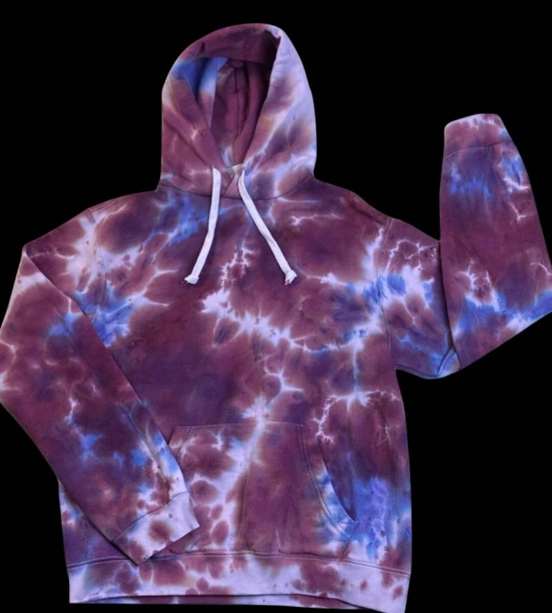 Tie Dye Hoodie - Plum Tie Dye Hoodie - Plum von ColorFrostedRags
