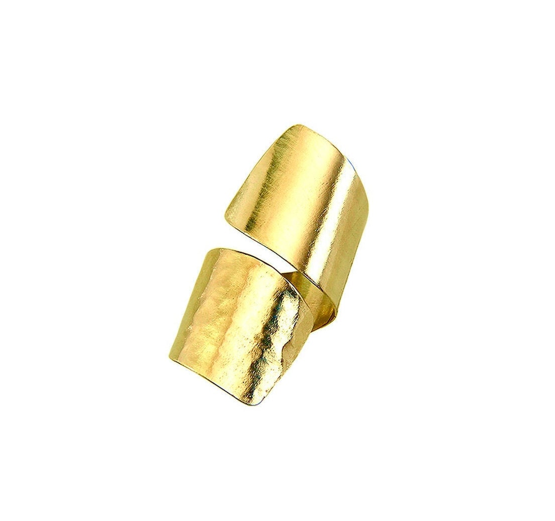 Gewickelt Um Gold Oder Sterling Silber Rohrring Gewickelt Um Gold Oder Sterling Silber Rohrring von ColorLatinoJewelry