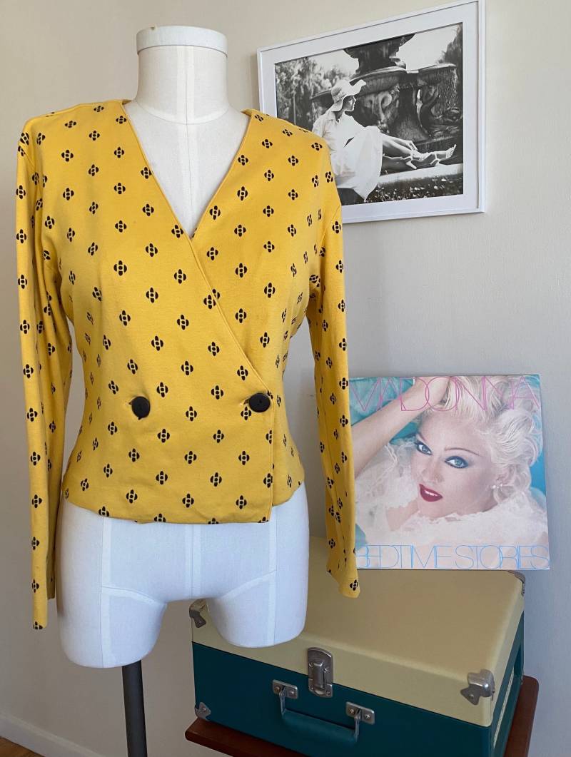 Frauen Größe Medium Talbots Strick Top Mit Knopfverschluss von ColorPaperCollective