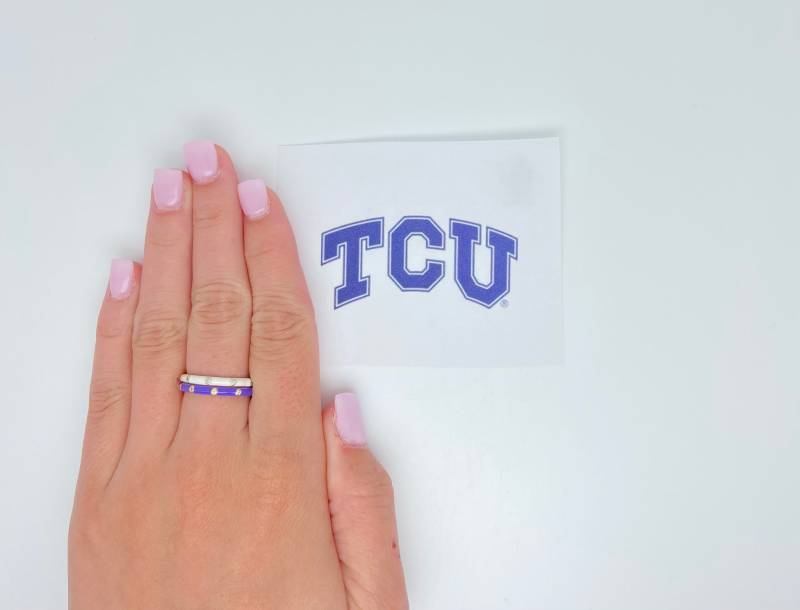 Tcu Horned Frogs Ring Stack 2Er-Set von ColorShout
