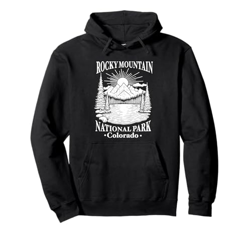 Colorado Rocky Mountain National Park Souvenir Männer Frauen Pullover Hoodie von Colorado Rocky Mountain National Park Souvenirs