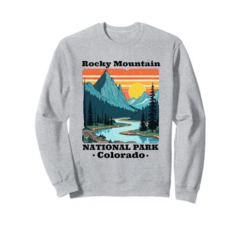 Colorado Rocky Mountain National Park Souvenir Männer Frauen Sweatshirt von Colorado Rocky Mountain National Park Souvenirs