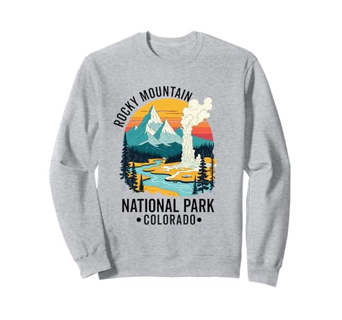 Colorado Rocky Mountain National Park Souvenir Männer Frauen Sweatshirt von Colorado Rocky Mountain National Park Souvenirs