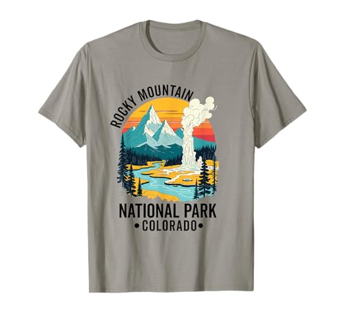Colorado Rocky Mountain National Park Souvenir Männer Frauen T-Shirt von Colorado Rocky Mountain National Park Souvenirs