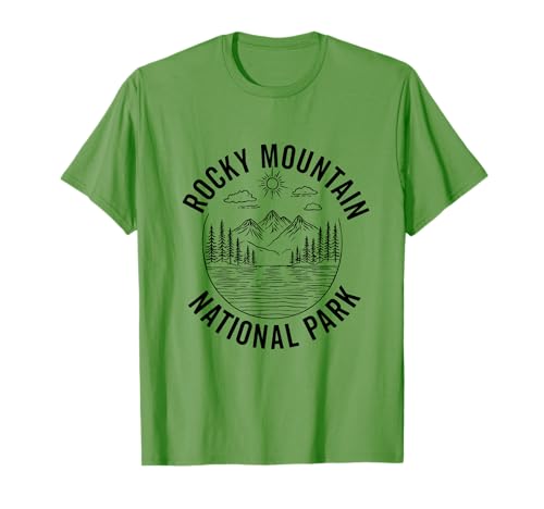 Colorado Rocky Mountain National Park Souvenir Männer Frauen T-Shirt von Colorado Rocky Mountain National Park Souvenirs