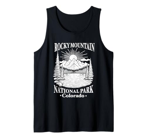 Colorado Rocky Mountain National Park Souvenir Männer Frauen Tank Top von Colorado Rocky Mountain National Park Souvenirs