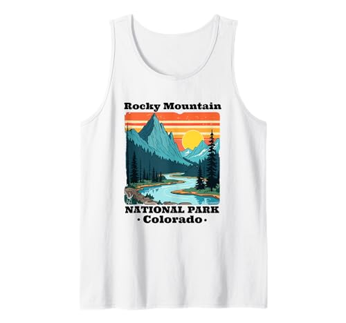 Colorado Rocky Mountain National Park Souvenir Männer Frauen Tank Top von Colorado Rocky Mountain National Park Souvenirs