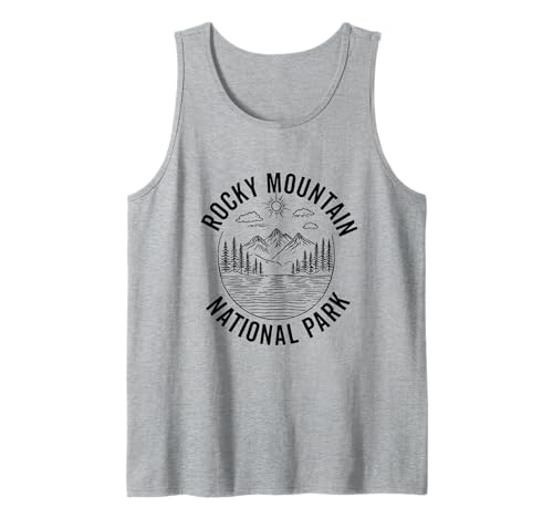 Colorado Rocky Mountain National Park Souvenir Männer Frauen Tank Top von Colorado Rocky Mountain National Park Souvenirs