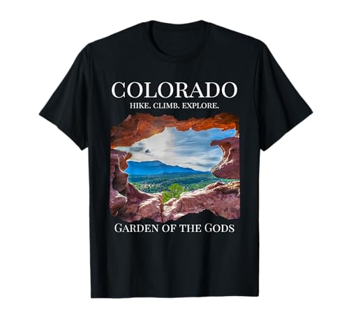 Colorado Wander-Souvenir Garten der Götter Outdoor Frauen T-Shirt von Colorado Walking Outdoors Travel Tourist Kids Men