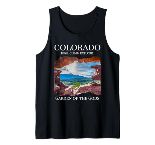 Colorado Wander-Souvenir Garten der Götter Outdoor Frauen Tank Top von Colorado Walking Outdoors Travel Tourist Kids Men