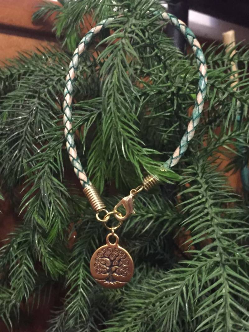 Baum Des Lebens Geflochtenes Lederarmband Baum Des Lebens Geflochtenes Lederarmband von ColoradoHorseTracks