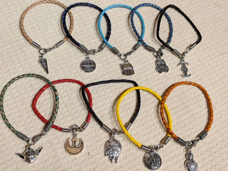 Galaxy Inspirierte Geflochtene Lederarmbänder Galaxy Inspirierte Geflochtene Lederarmbänder von ColoradoHorseTracks