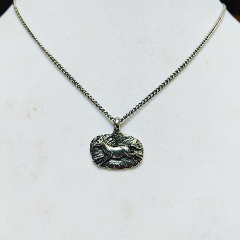 Laufen Pferd Halskette Laufen Pferd Halskette von ColoradoHorseTracks