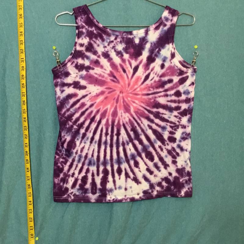 Kleine Gebatikte Spirale Für Damen Mit Rosa Mitte, Pflaume, Amethyst, Geeistes Flieder - Größe Ausgewaschen Scheint Klein Zu Sein von ColoradoTied