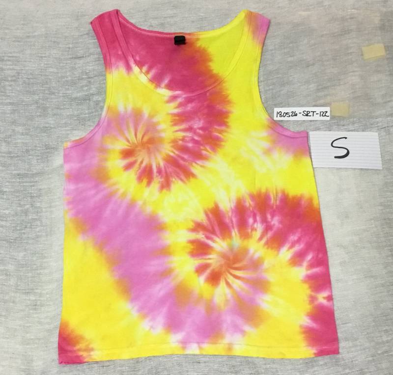 Kleine Krawatte Farbstoff Tank-Top Diagonal Doppelt Wirbel von ColoradoTied