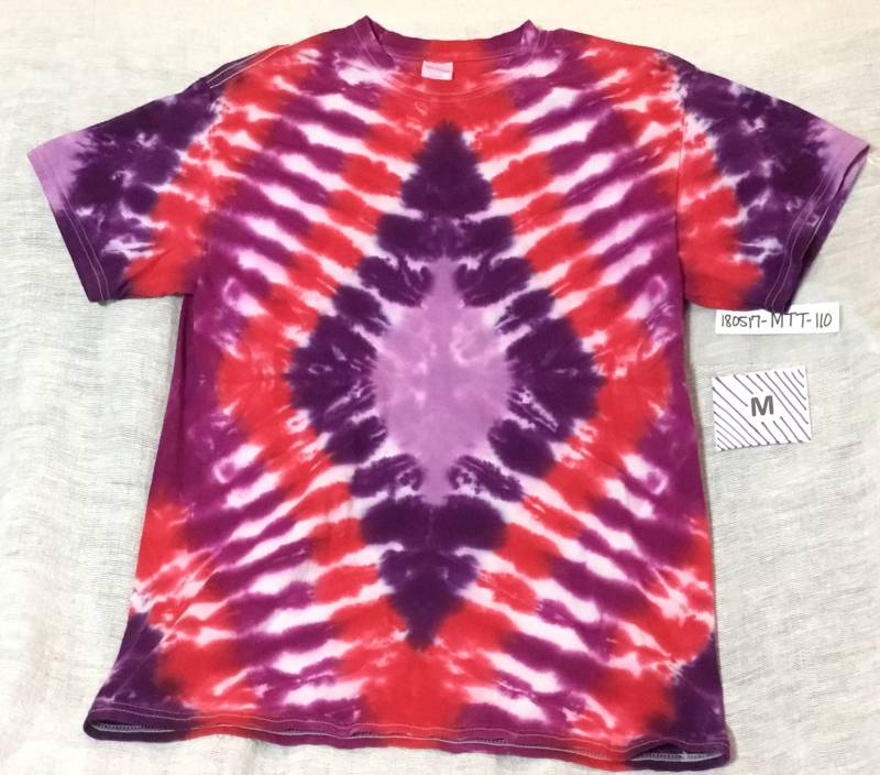 Mittleres Batik T-Shirt Mit Rautenmuster von ColoradoTied