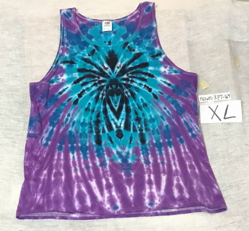 xl Tank Top Mit Batikmuster Im Spiderstyle von ColoradoTied