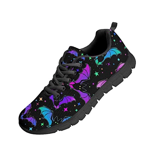 Coloranimal Bat Damenschuhe Lässige Wanderschuhe zum Schnüren, Laufen, Joggen, Wandern, Turnschuhe EU 40 von Coloranimal