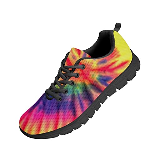 Coloranimal Bunte Damen-Trainer-Schuhe Tie Dye Abstract Athletic Sneaker Mesh Road Running Schuhe EU 40 von Coloranimal